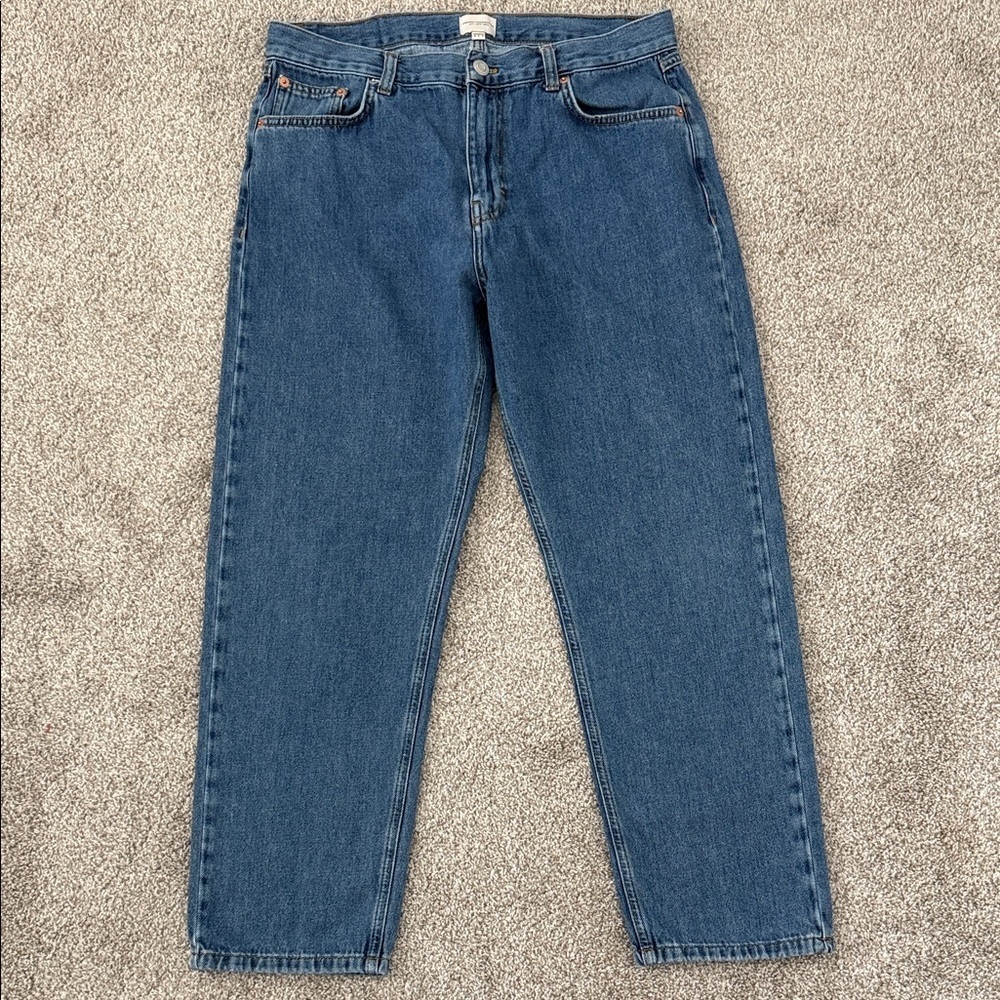 French Connection Women's Straight Leg Blue Jeans